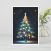 Niedliche gemütliche, einzigartige Vintage Rustika Feiertagskarte (Stehend Vorderseite)