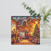 Niedliche, gemütliche Vintage Küche Weihnachten (Stehend Vorderseite)