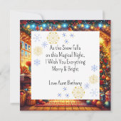 Niedliche, gemütliche Vintage Küche Weihnachten (Rückseite)