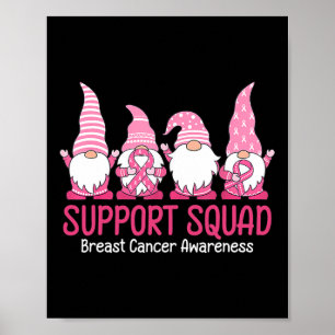 Niedliche Genom-Unterstützung Squad Brustkrebs-Bew Poster
