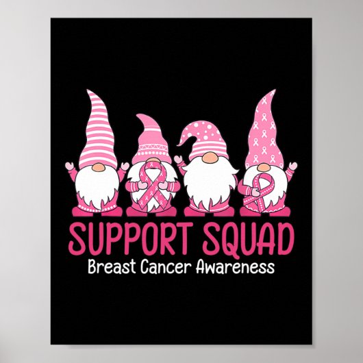 Niedliche Genom-Unterstützung Squad Brustkrebs-Bew Poster (Vorne)