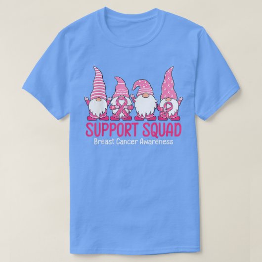 Niedliche Genom-Unterstützung Squad Brustkrebs-Bew T-Shirt (Design vorne)
