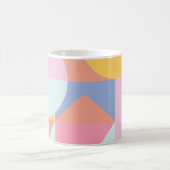 Niedliche geometrische Formen - Collage Artwork Kaffeetasse (Mittel)