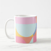 Niedliche geometrische Formen - Collage Artwork Kaffeetasse (Links)