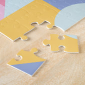 Niedliche geometrische Formen - Collage Artwork Puzzle (Seite)