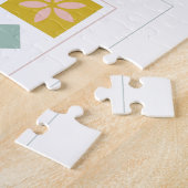 Niedliche geometrische Formen in Pastellfarben Puzzle (Seite)