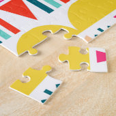 Niedliche geometrische Formen Puzzle (Seite)