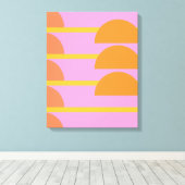 Niedliche geometrische Geometrie, skandinavische K Leinwanddruck (Insitu (Holzboden))