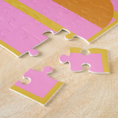 Niedliche geometrische Geometrie, skandinavische K Puzzle (Seite)