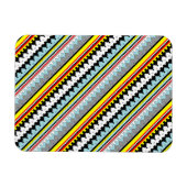 Niedliche geometrische Streifen Muster Case Mate  Magnet (Horizontal)
