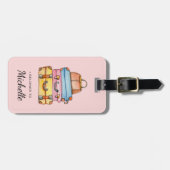 Niedliche Gepäckausführung - Gepäckmarke Gepäckanhänger (Vorderseite horizontal)