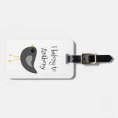 Niedliche Gepäckmarke Gepäckanhänger (Vorderseite horizontal)