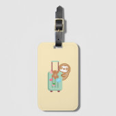 Niedliche Gepäckmarke Gepäckanhänger (Vorderseite Vertikal)