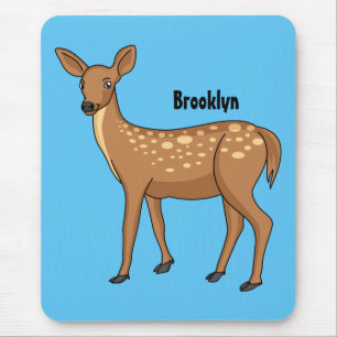 Niedliche gepunktete Darstellung des Cartoon Mousepad