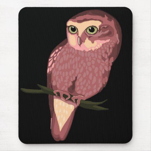 Niedliche gepunktete Eule Mousepad (Vorne)