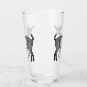 Niedliche Gepunktete Ziege Glas (Links)