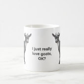 Niedliche Gepunktete Ziege Kaffeetasse (Mittel)