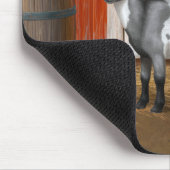 Niedliche Gepunktete Ziege Mousepad (Ecke)