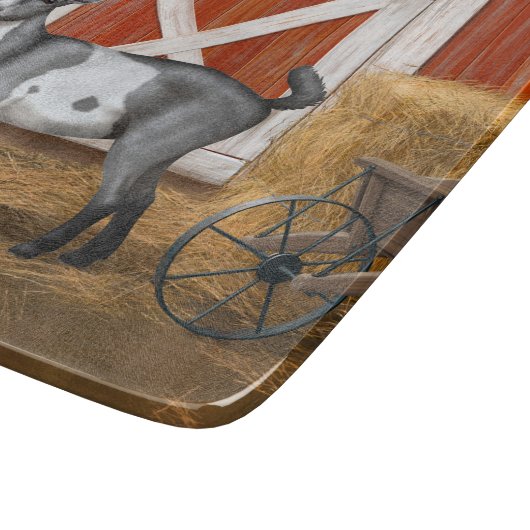 Niedliche Gepunktete Ziege Schneidebrett (Ecke)