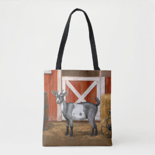 Niedliche Gepunktete Ziege Tasche