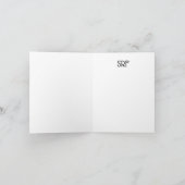 Niedliche geräuschlose Girl-Faltkarte (Innenseite)