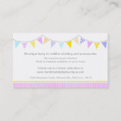 Niedliche Geschäftskarten des Visitenkarte (Rückseite)