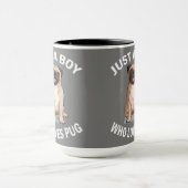 Niedliche Geschenke für Hundefreunde mit Mops Tasse (Zentrum)