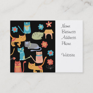 Niedliche Geschenke für Katzen Liebhaber Visitenkarte