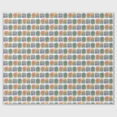 Niedliche Geschenke HandGezeichnet Weihnachtsfeier Geschenkpapier (Flach)