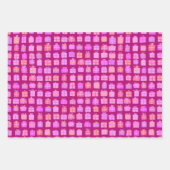 Niedliche Geschenke mit Wölfen Feiertag Weihnachte Geschenkpapier Set (Vorderseite 3)