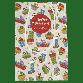 Niedliche Geschenke Weihnachtsgeschenke Mittlere Geschenktüte