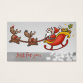 Niedliche Geschenkgutscheine für den Weihnachtsman (Vorderseite)