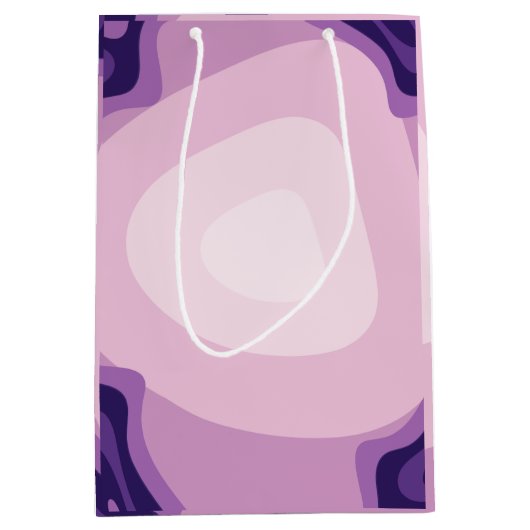 Niedliche Geschenktasche | Pastellfarbe Mittlere Geschenktüte (Vorderseite)