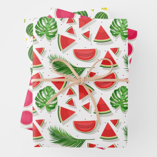 Niedliche Geschenkwrap | Watermelon Wrapping Paper Geschenkpapier Set (Beispiel)