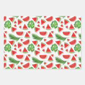 Niedliche Geschenkwrap | Watermelon Wrapping Paper Geschenkpapier Set (Vorderseite)