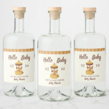 Niedliche geschlechtsneutrale Babydusche