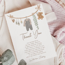 Niedliche geschlechtsneutrale Babydusche