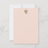 Niedliche geschlechtsneutrale Babydusche Dankeskarte (Rückseite)