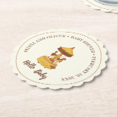 Niedliche geschlechtsneutrale Babydusche Untersetzer (angewinkelt)