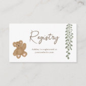 Niedliche geschlechtsneutrale Kleidungslinie Boy B Begleitkarte (Vorderseite)