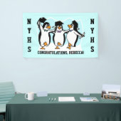 Niedliche Geschlossen Pinguine Banner (Messeveranstaltung)