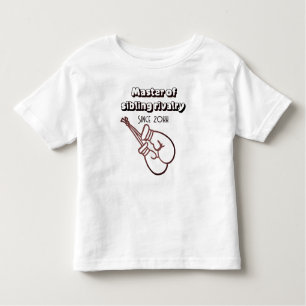 Niedliche Geschwister Brüder Rivalität Kleinkind T-shirt