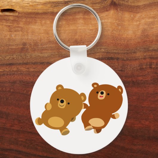 Niedliche Gesichtsbeere des Cartoon Schlüsselanhänger (Vorderseite)