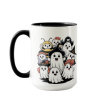 Niedliche gespenstische Tasse Spooky Kaffeepause