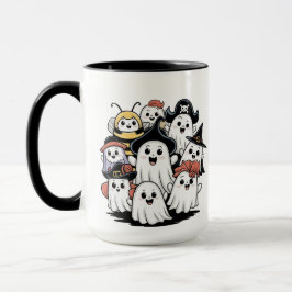 Niedliche gespenstische Tasse Spooky Kaffeepause