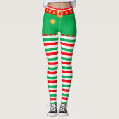 Niedliche gestreifte Leggings (Vorderseite)
