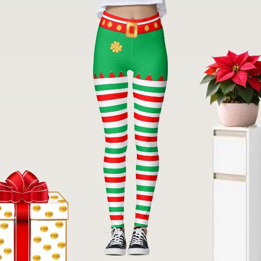Niedliche gestreifte Leggings