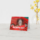 Niedliche Get Well-Card Karte (Gelbe Blume)