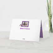 Niedliche Get Well Card mit Hippo Ballerina auf Ze Karte (Rückseite)