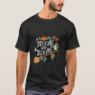 Niedliche Ghos und Blüten aus sonniger Blüte T-Shirt